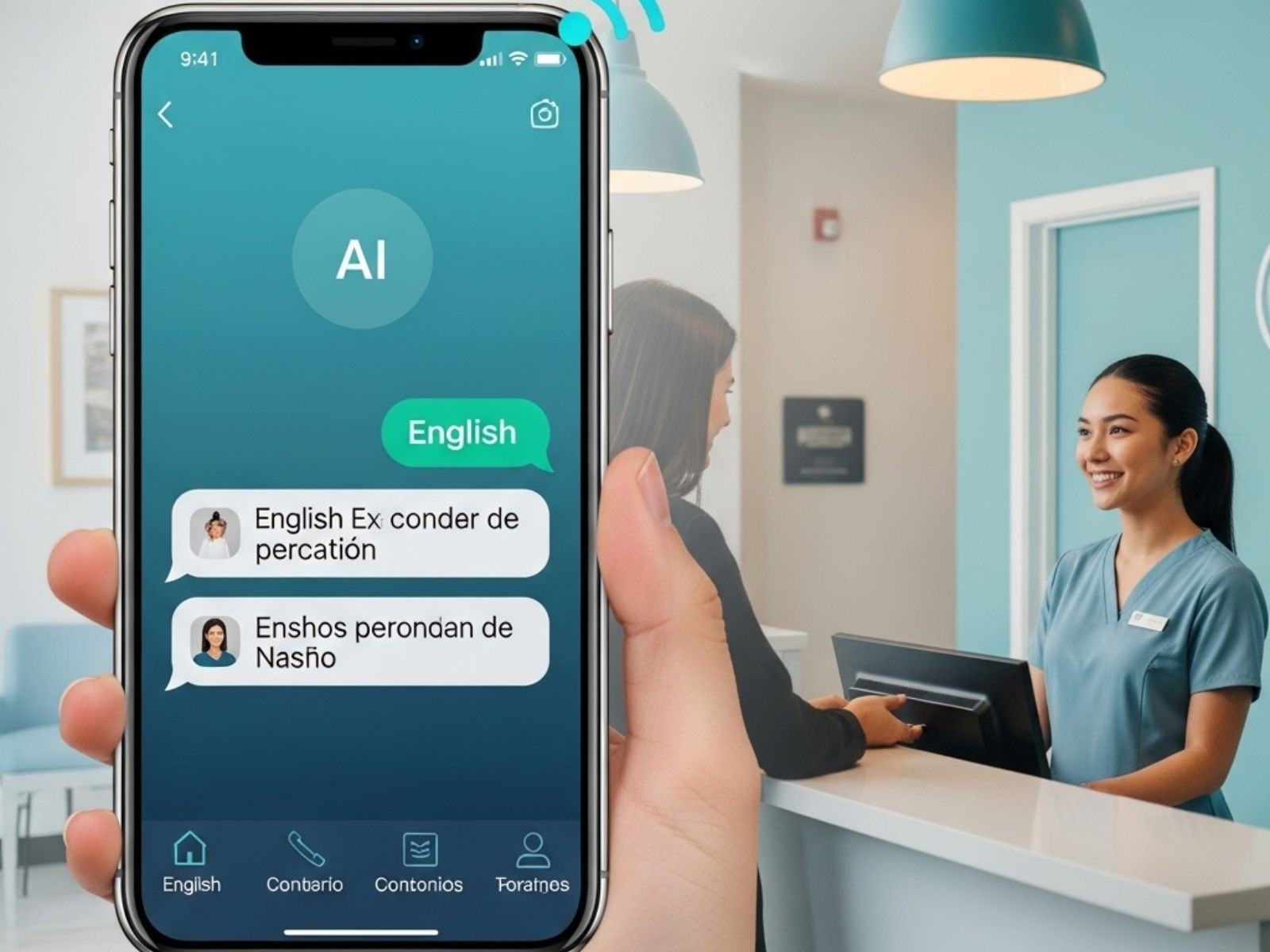 Bilingual AI Agent for Healthcare Automation